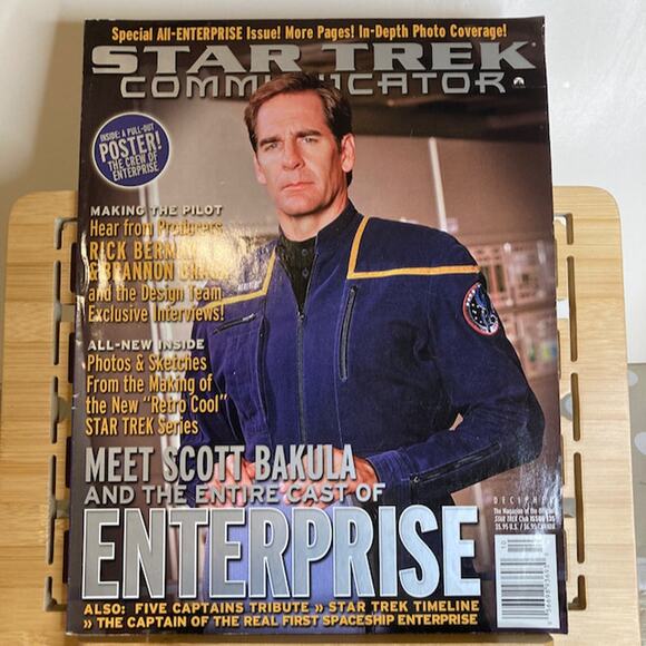 Vintage Y2K Lot of 2 Decipher Media Star Trek Communicator Magazines ST:ENT - Picture 3 of 3